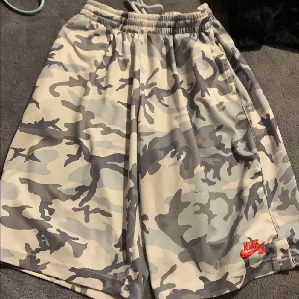 Camo Nike shorts